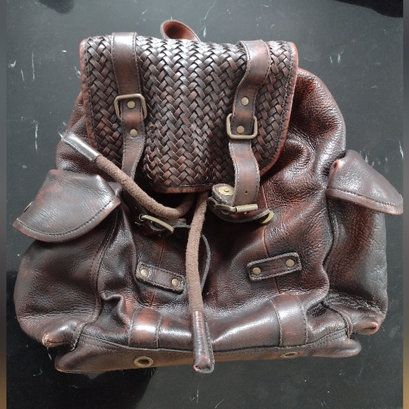 Zara Other - Stylish 100% Leather Zara Backpack